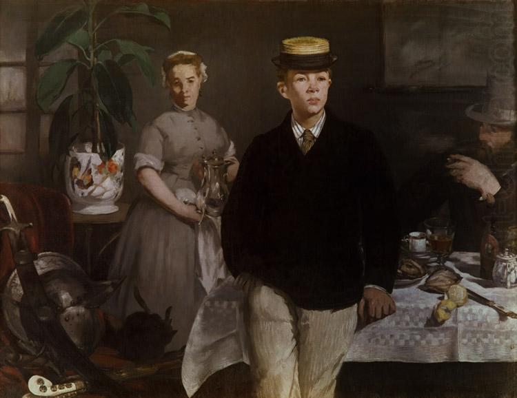 Luncheon in the Studio (mk09), Edouard Manet